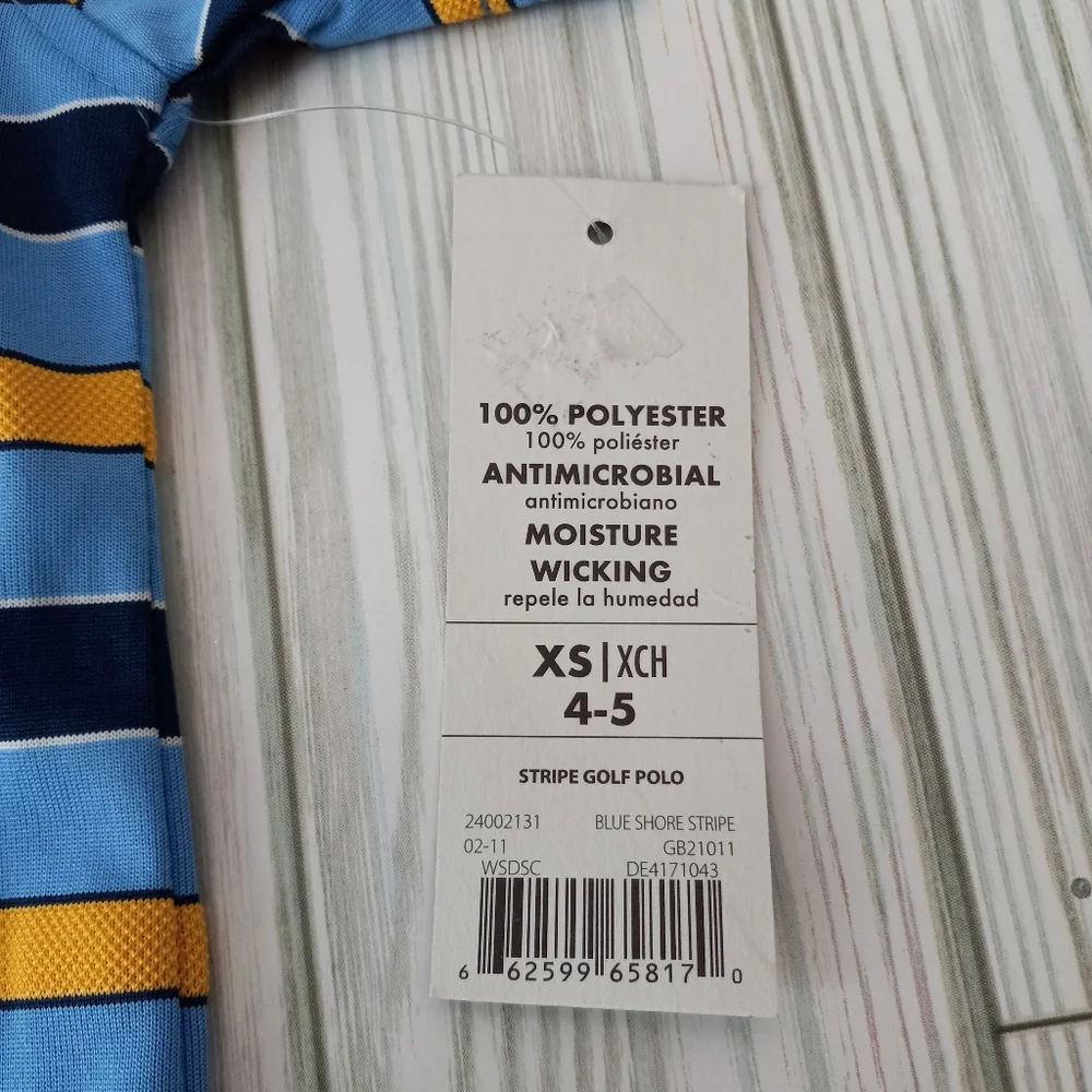 George Striped Golf Polo Shirt